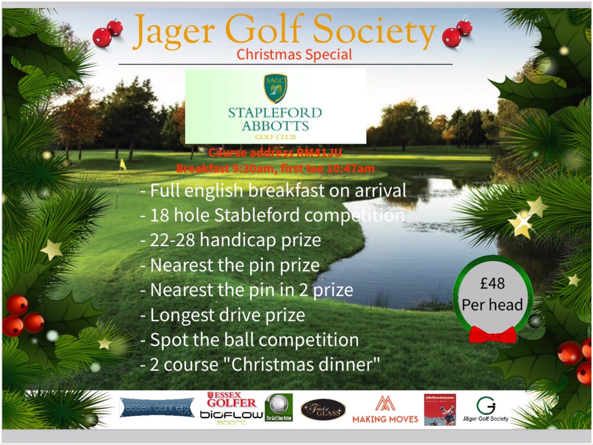 jagersociety's tweet photo. It's getting cold. But we are FULL with our Xmas event 🙌🏻⛳️🍻#greatturnoutagain #xmasevent #wintergolf #essexsociety https://t.co/bUrySNlYSG