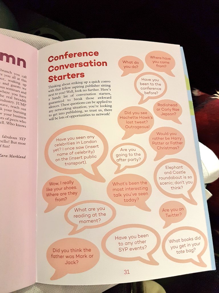 happentobeshort's tweet photo. As someone who once nearly fainted before talking to stranger, I really appreciate this sweet addition to #SYPConf16 βπ #UCLPub16 https://t.co/GjH2XAhNDd