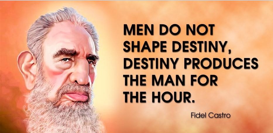 Biashara_Online's tweet photo. Men Do Not Shape Destiny, Destiny Produces The Man For The Hour - Fidel Castro https://t.co/vtbKPHaVOp