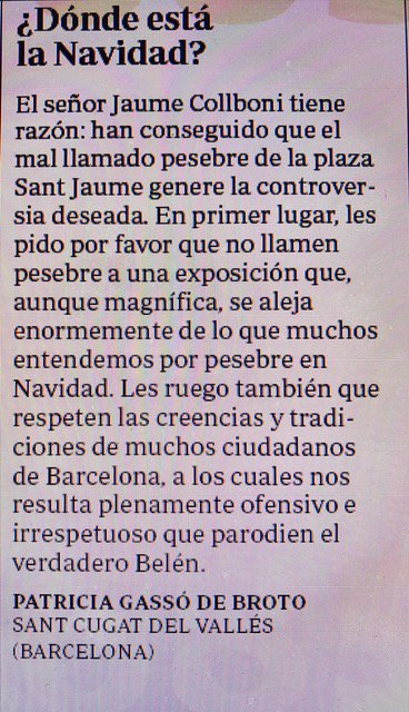 Carta al Director ABC