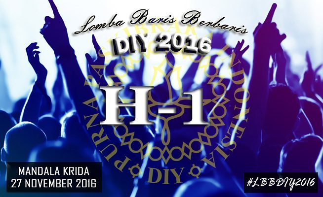 Dukung, datang dan saksikan!!! #LBBDIY2016