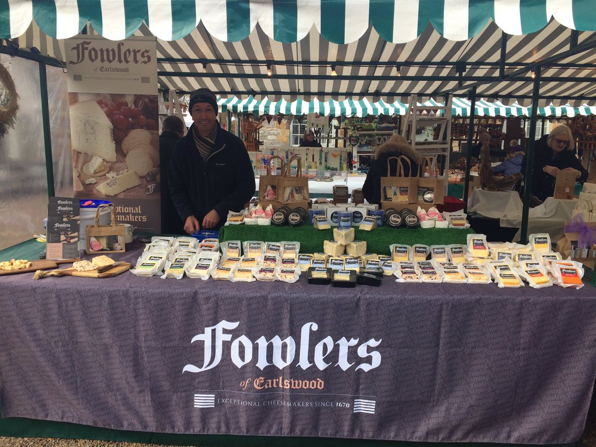 Say cheese! <a href="/FowlersCheese/">Fowlers Cheesemakers</a> ready for Christmas @NTCoughton festive market this weekend and next