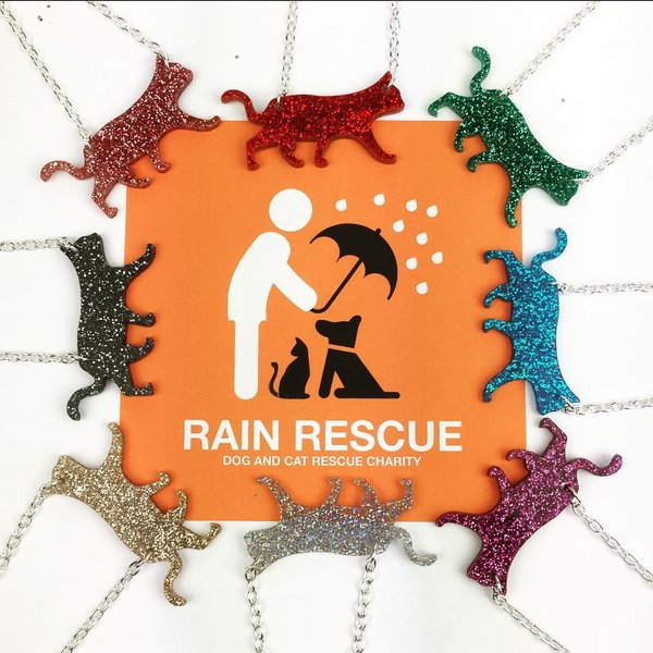 sourcherrycouk's tweet photo. Glitter cat necklaces £12 each with the full £7 profit from each one going straight @rainrescue https://t.co/ccNZXc5i3Q https://t.co/dcaqOoJ9bQ