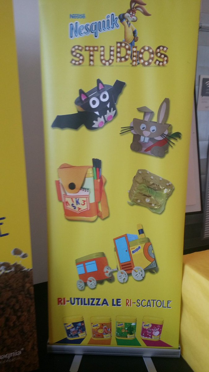 Latorredicotone's tweet photo. Le scatole del Nesquik non si buttano! Ecco cosa ci si può inventare  #Nesquik #NutreLeTueIdee https://t.co/pkq3WxaizO
