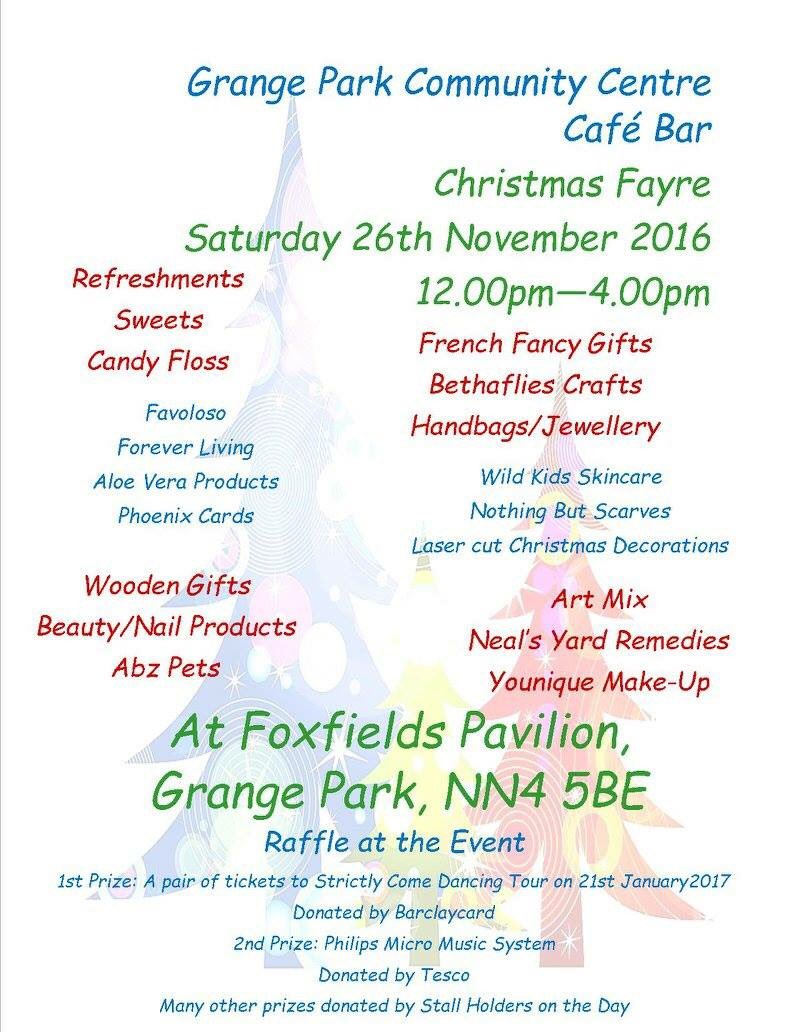 GrangeParkPC's tweet photo. @NrthmptonEvents Today 12pm - 4pm with lots of stalls, raffle and refreshments https://t.co/91X2NOhubo