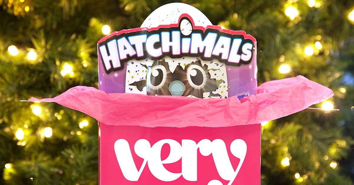 verynetwork's tweet photo. #RT to #win the must have toy this Xmas! #hatchimals Shop our #BlackFriday deals > https://t.co/0FK0RyjNWb  Comp ends midnight 27.11.16 https://t.co/mkWIPgxvto