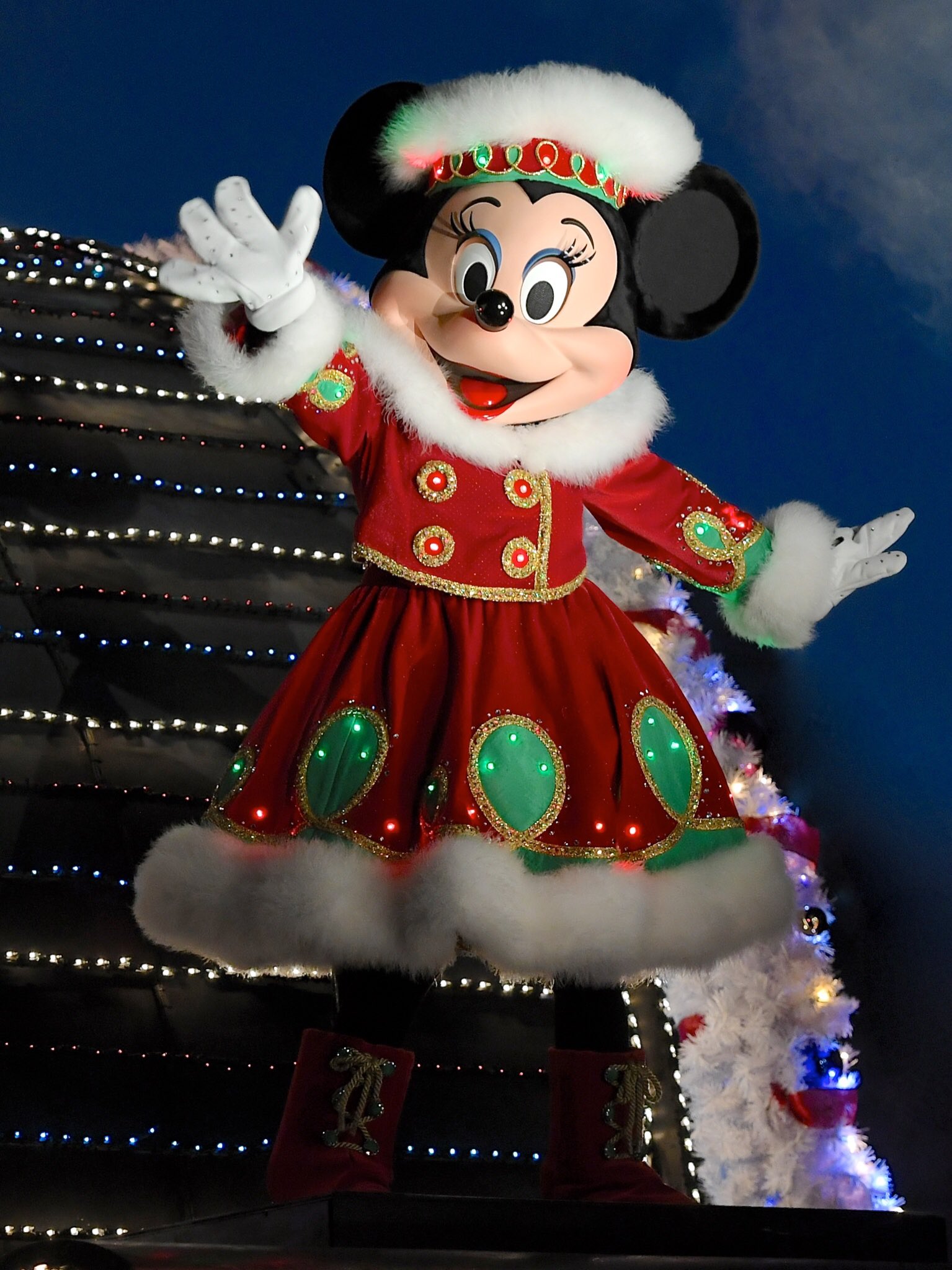 Mezzomikiのディズニーブログ Twitter પર エレクトリカルパレード クリスマスコスチュームのミニーちゃん T Co Qmxjci2ncb T Co Upnlxjuzwe Twitter