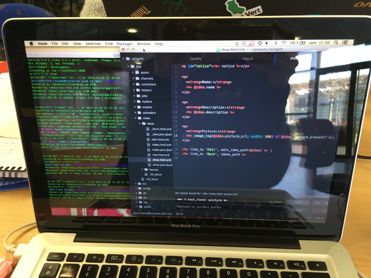 Un samedi où on démocratise le code avec nos partenaires <a href="/RailsGirlsStE/">Rails Girls StE</a> ! Des ateliers gratuits pour toutes et tous à #SaintEtienne 💻