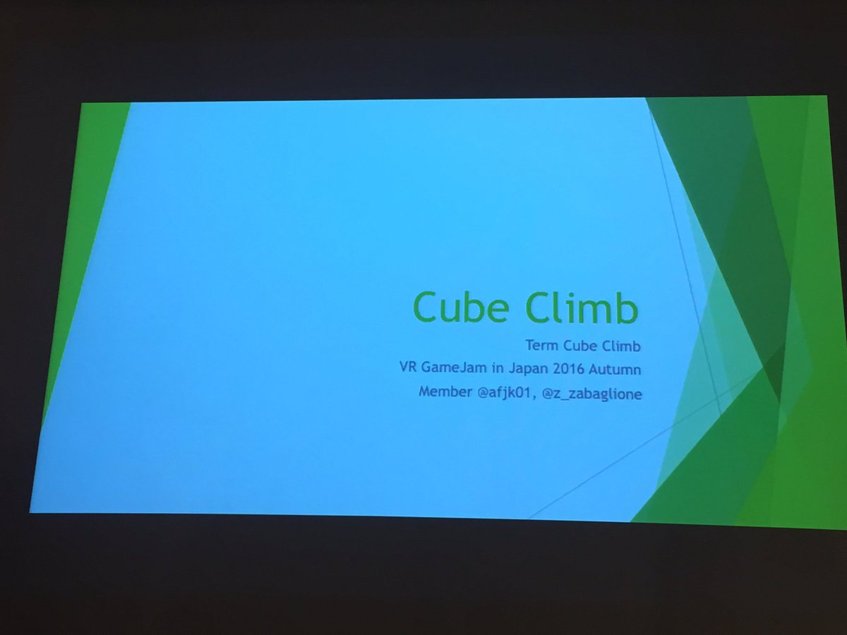 VRGameJam tweet picture