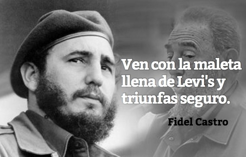 Sus palabras nos marcaron el camino. #FidelCastro