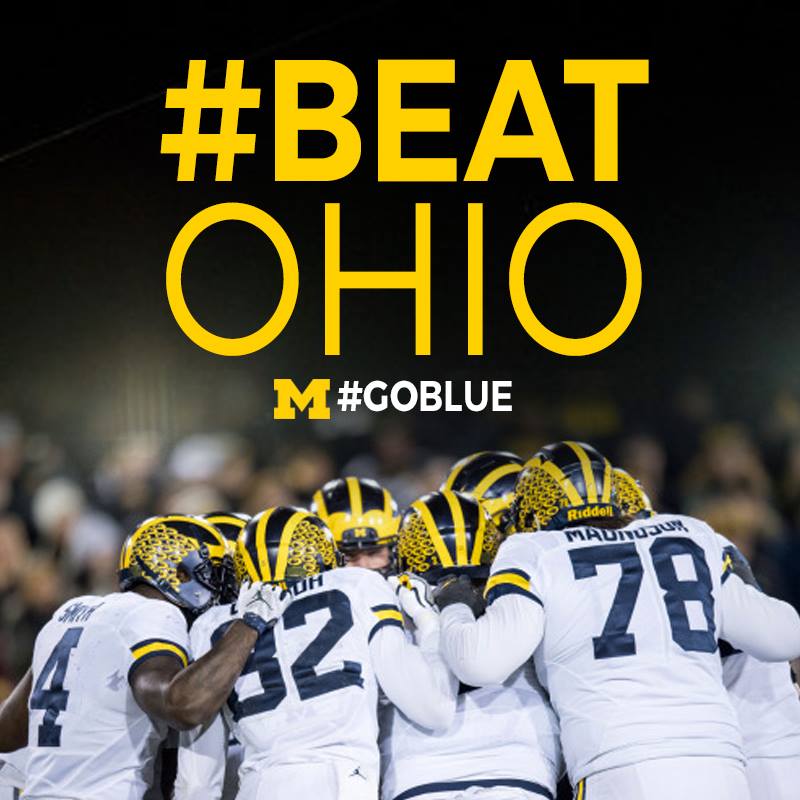 #BeatOhioState #GoBlue #Wolverines #buckeyes