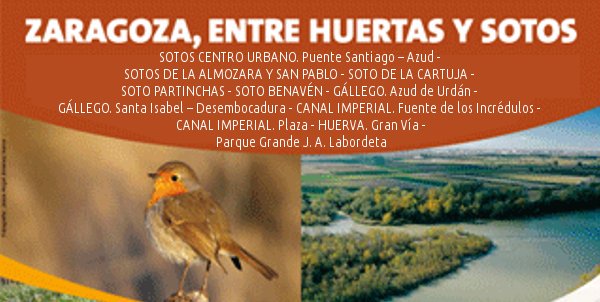zaragoza_es's tweet photo. Visitas guiadas a los #Sotos de #Zaragoza. 27NOV: Huerva. Gran Vía - Parque Grande J. A. Labordeta > https://t.co/KM53Y4pQaI https://t.co/Fio7EBBam4