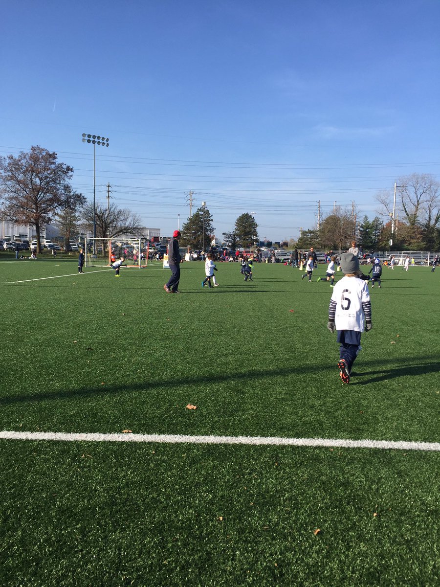 CoachPorter1's tweet photo. Starting game 2 of the TurkeyBowl here in soccer park. First game ended in a 1-1 tie. https://t.co/l6dRoNa9Yc
