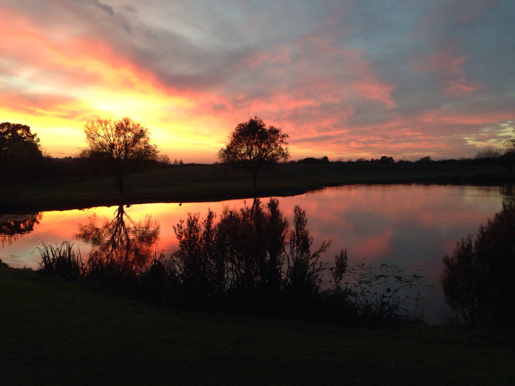 Sunset at the course!