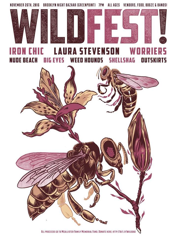 TONIGHT at <a href="/BKBazaar/">Brooklyn Bazaar</a> - WILD FEST! Brooklyn 11/26 w/ Iron Chic, Laura Stevenson, Shellshag Big Eyes &amp; more!
facebook.com/events/1114321…