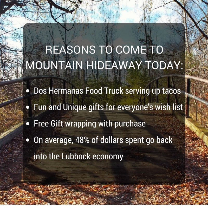 joyhaileyy's tweet photo. We'd love to see you today on #smallbusinesssaturday! Your support means the world to us and helps to keep quality jobs in Lubbock! https://t.co/n5braTCjOZ