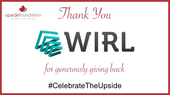 sharetheupside's tweet photo. THANK YOU @GPantelic @Larissakholmes @therealWIRL for giving back by sharing your upside! #CelebrateTheUpside https://t.co/Av1Z51GTpi