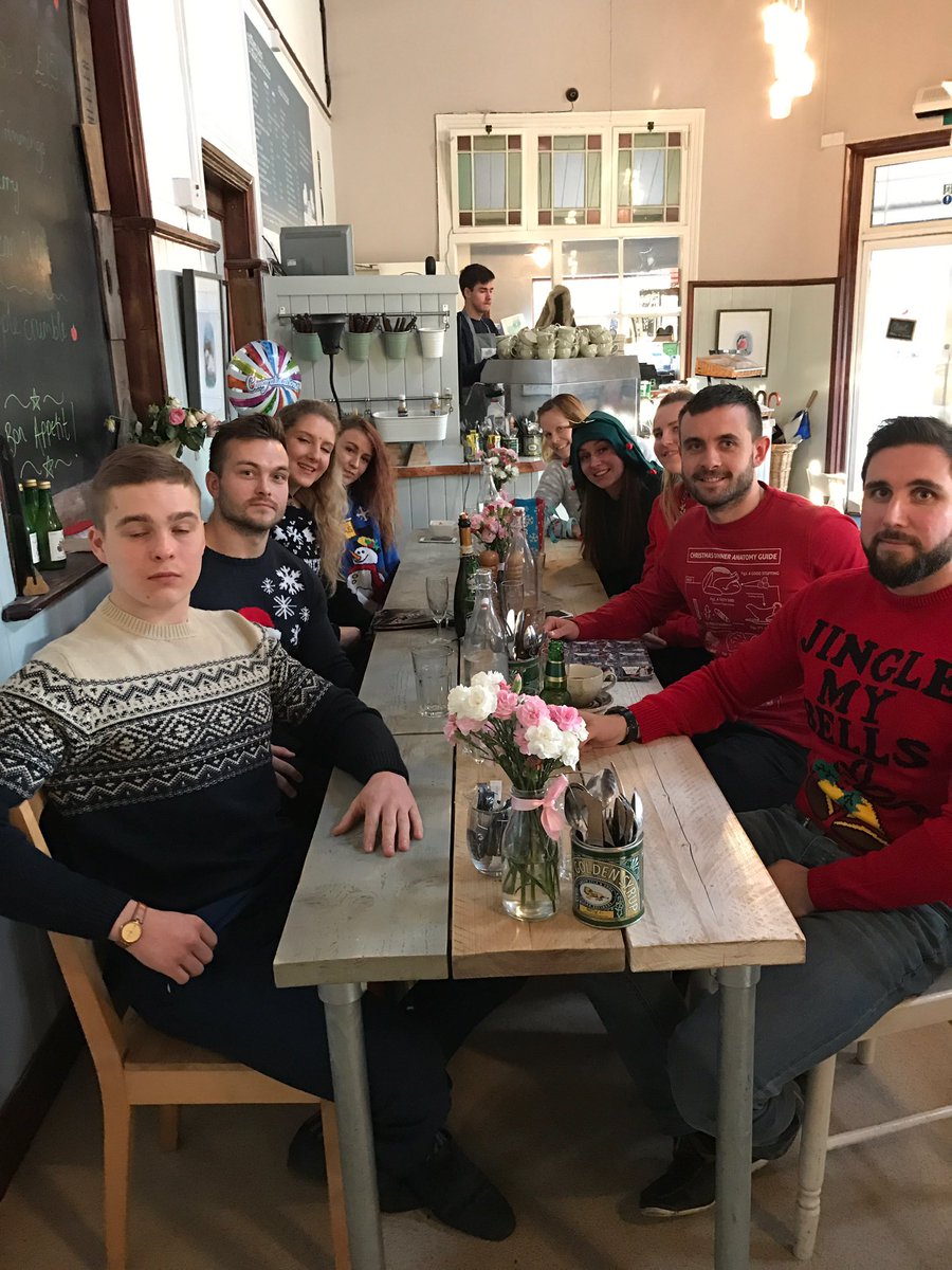 BedfordPavilion's tweet image. Let the #Christmas shenanigans begin! Here's the 'before' pic of the very smart @Fitcollective1 crew!