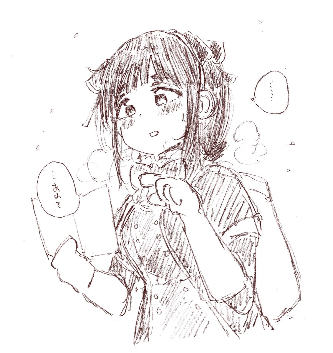 雪の中の春香さん 