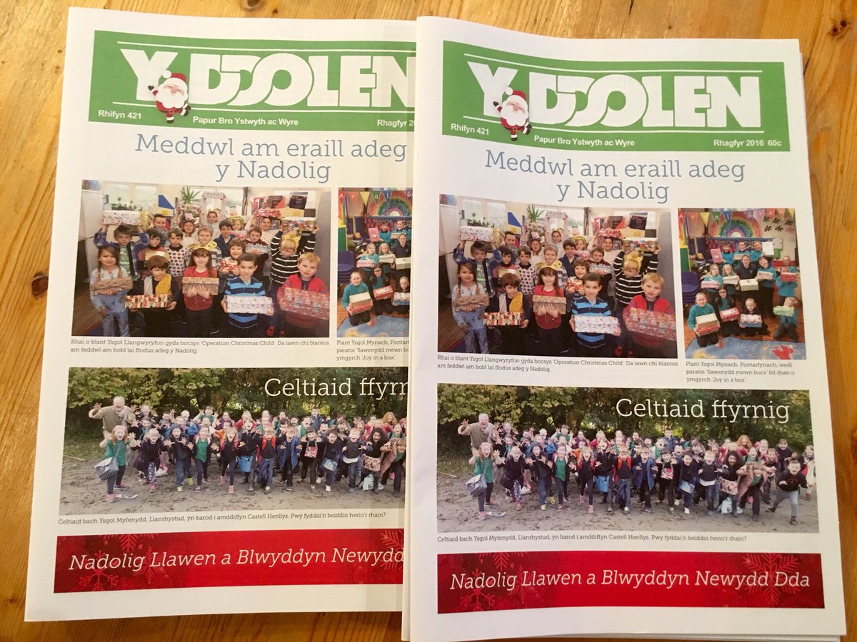 yffarmers's tweet photo. Rhifyn Rhagfyr @Y_Ddolen ar werth nawr | Latest issue of @Y_Ddolen on sale now #PapurBro https://t.co/B2OZiRIhLe