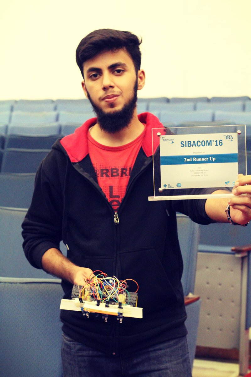 mavelloussamad's tweet photo. From "choro yrr nai banegaa" to "2nd runner up". πππ
Thankyou God.
Project: Line Following Robot.
#TeamEffort
#Hardwork_paysoff https://t.co/dQyywug39z