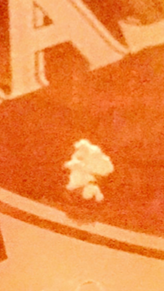 tomcobbold1's tweet image. Got a bit of dirt on my glass and it's a face lol