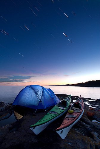 exploretheusa's tweet photo. The sun rises, and the anticipation of another day #kayaking builds in my belly. #camping https://t.co/PxwBhY2lfT