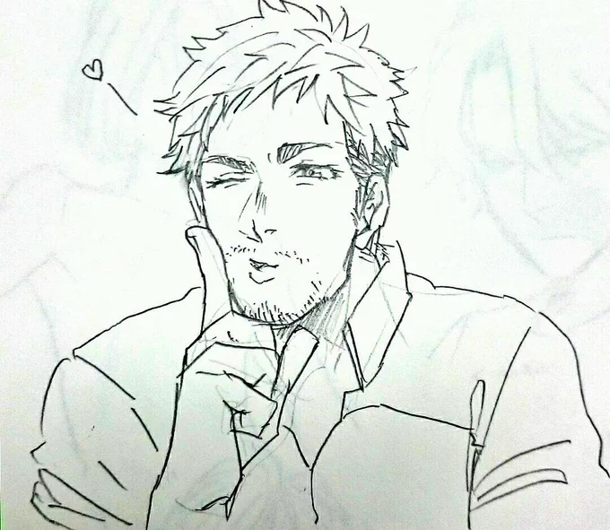 ユーリ!七話あたり観ながら描いたもの。
描きたくなるキャラが多くて凄いなぁ。 