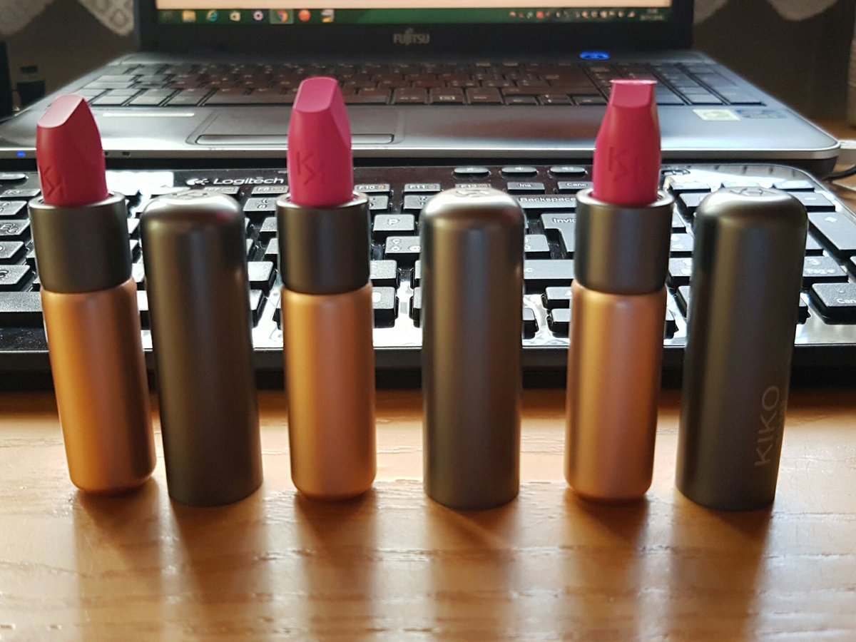 silviavegax's tweet photo. Black Friday Shopping 😄 I'm Lipsticks Addicted! Thank you Kiko Milano 💋 #kikomilano #makeup #listick #fashion #style #beautyblogger #blogger https://t.co/ogaFU7n64L