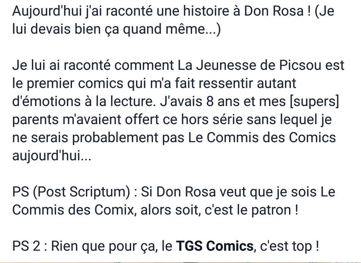 CommisDesComics's tweet photo. Un grand moment pour moi les amis ! #comics #donrosa #TGS2016 #geek #picsou #lecommis @TGSTOULOUSE #comicbooks #awesome #lecommisdescomix https://t.co/TseXEFWRN4