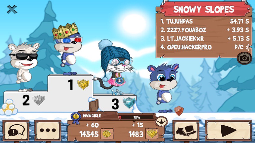 TujuhDas's tweet photo. Get on my level, son! #funrun2 #Youaboz #JackieKxR #HackerPro https://t.co/7IcIkM16Dv