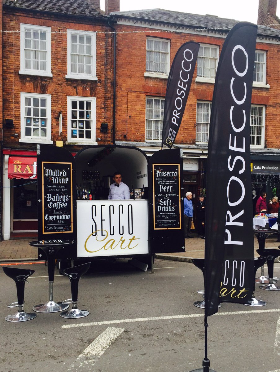 SeccoCart's tweet photo. Winter festival time, Bewdley Lights turn on, #mulledwine #prosecco #baileyscoffee https://t.co/W8uf2WkY7x