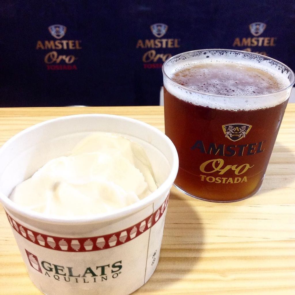 comoju's tweet photo. Impresionante el helado de @pptormo de cerveza @Amstel_ES #premiscacaudor #laculturadelalmuerzo https://t.co/kUP8J4fpKa
