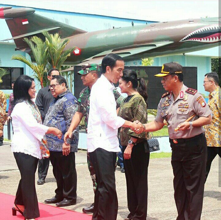 Terima Kasih Bpk Presiden Ri &amp; Ibu Iriana Joko Widodo dan rombongan atas kunjunganx di Kota Anging Mammiri Makassar🙏🙏🙏