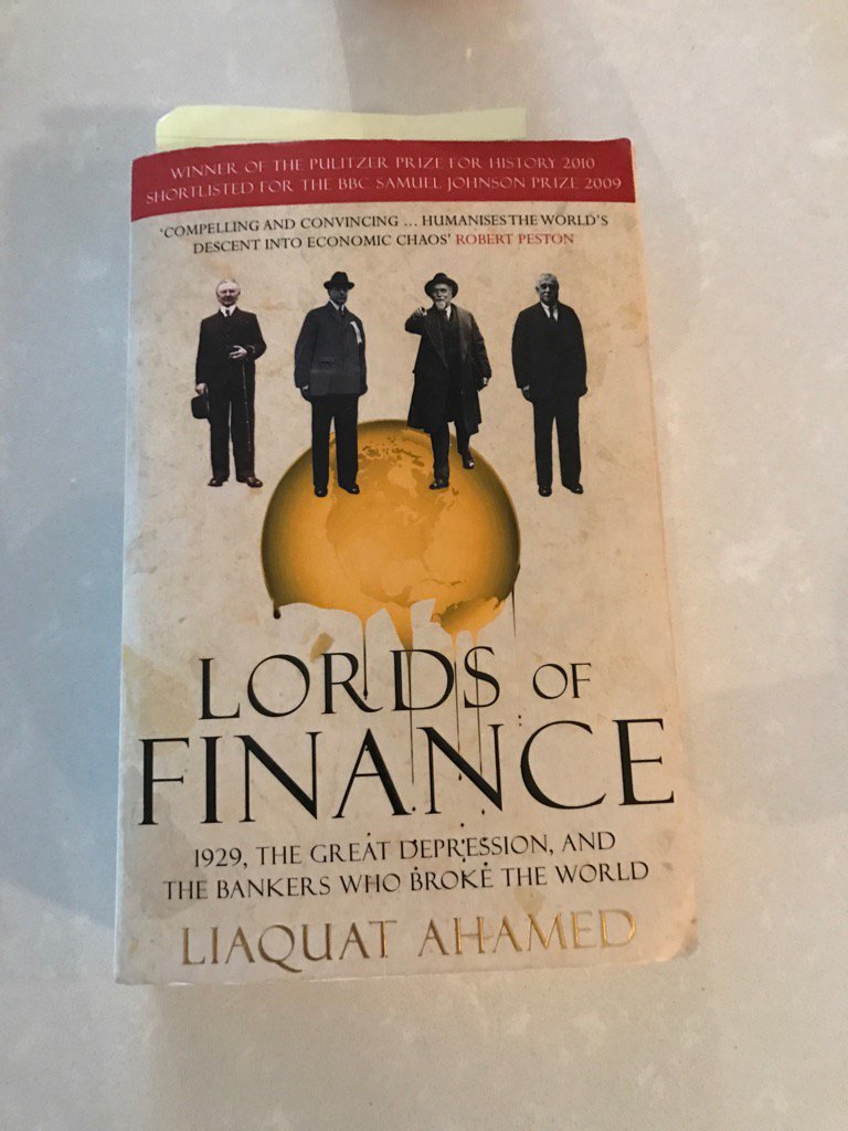 S_Olafsson's tweet photo. Currently reading #LordsofFinance #financialhistory https://t.co/8GgNgWooRx