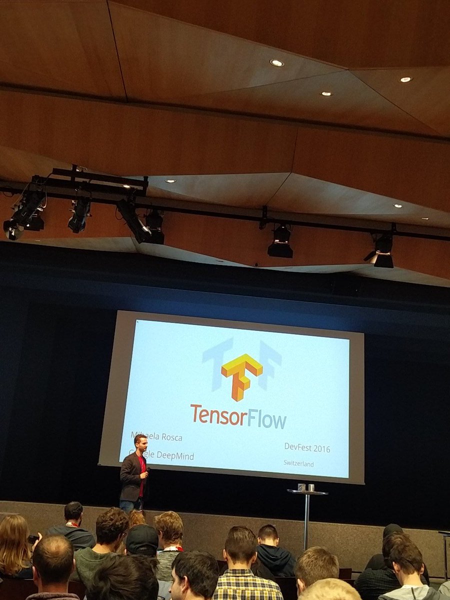 __diog's tweet photo. Excited to hear this presentation #GDGDevFest2016 #TensorFlow https://t.co/WVk9xe5nel