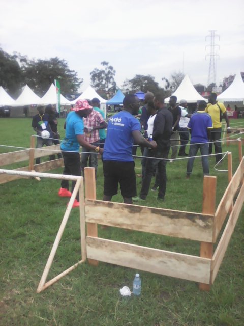 KampalaBeerFest's tweet photo. Human foosball tournament sponsored by Jinro! #KBF16 #PartyInColour https://t.co/HZapDhF8Jj