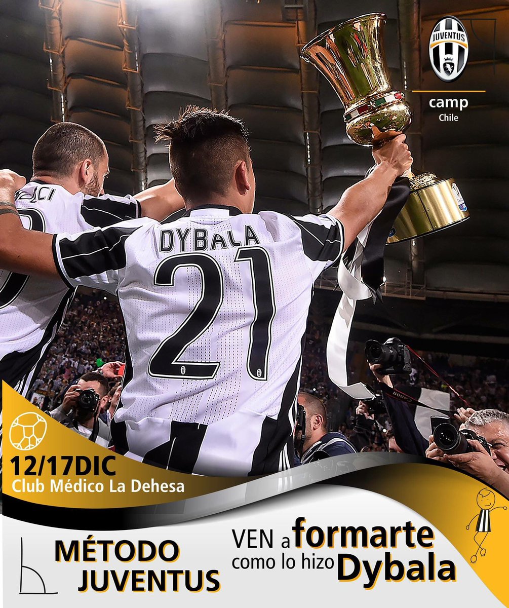 juvechile's tweet photo. Aprende Como #Dybala con el Método Juventus en #JuventusCampChile https://t.co/8eDKzTW9fa
