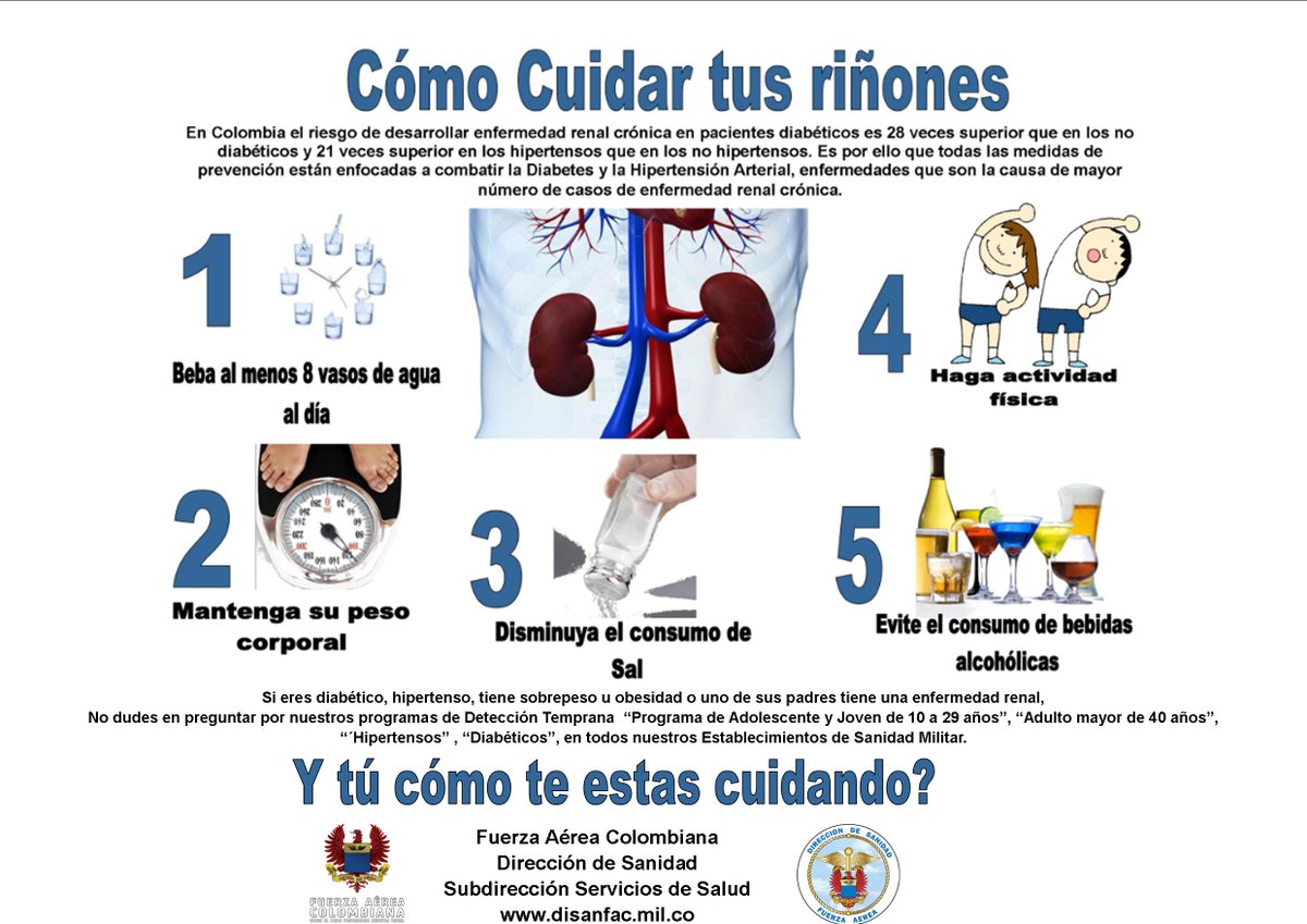 JEFSAFAC's tweet image. Vigila y mantén tu peso, la obesidad duplica el riesgo de enfermedades renales. #HábitosSaludables Cómo te estas cuidando? #DISAN #FAC
