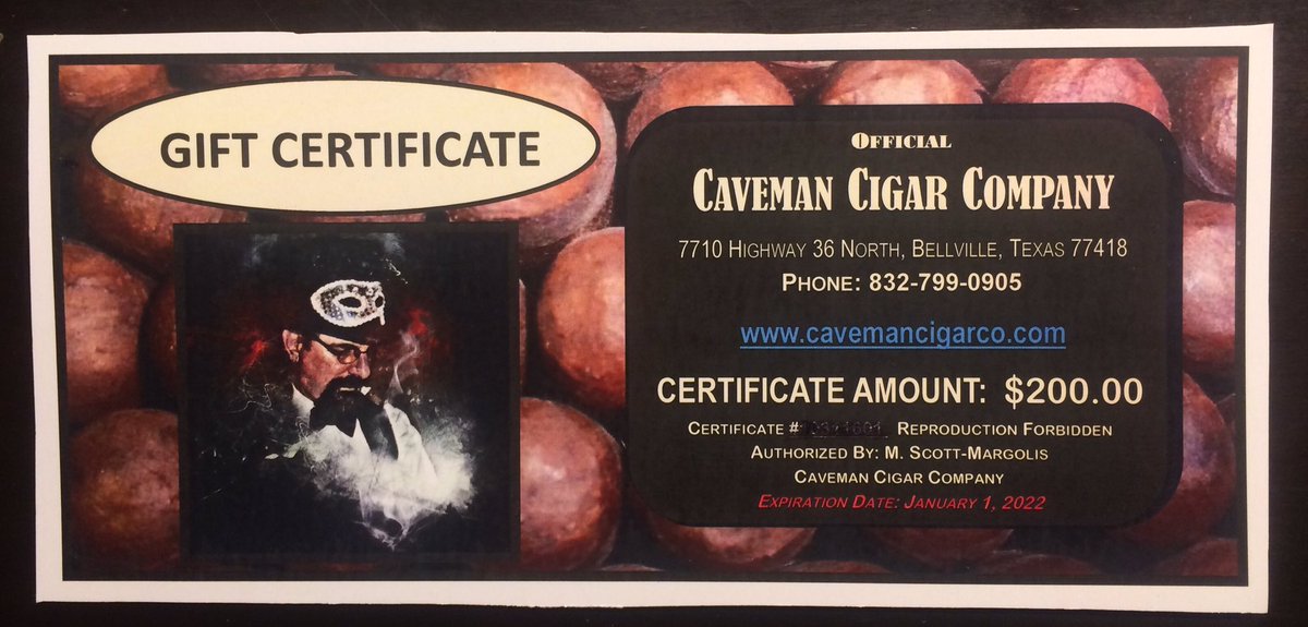 The perfect gift for the cigar lover on your gift list!
cavemancigarco.com Phone 832-799-0905
#HandRolledCigars
