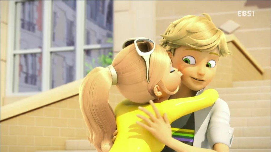 D8mznt20XBLsopM's tweet photo. Chloe looks beautiful. Look at Adrien face.@SrChat_Noir @TheNoirCat1 @ChloeDeAgreste @JonaticDragon https://t.co/Sc1PTukRzI