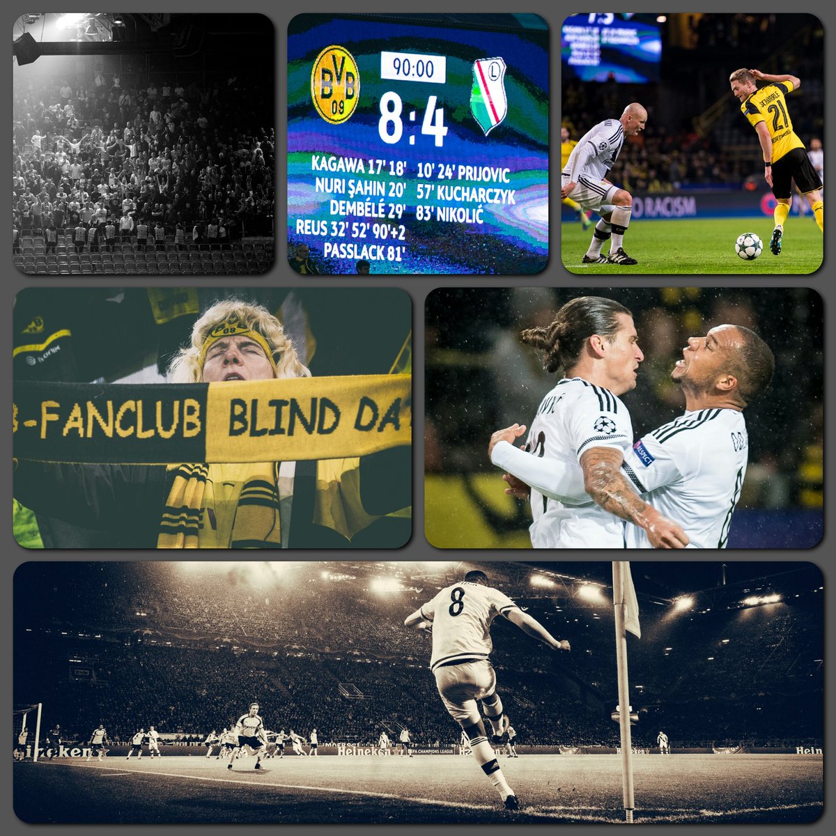 sebastian1906's tweet photo. My collage from #UCL Opozniony kolarz z #BVBLEG https://t.co/mF8dI0pvmK