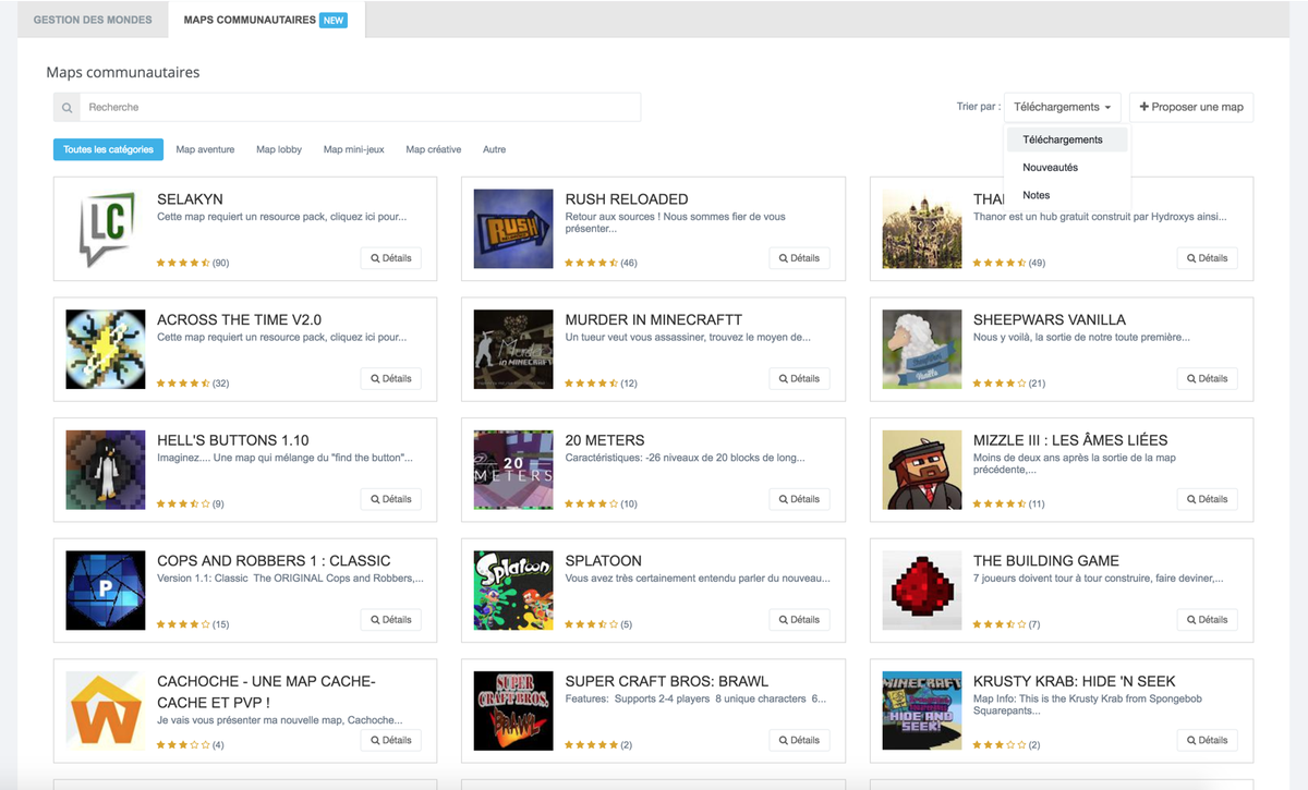 OMGSERV's tweet photo. Près de 50 Maps en install 1-Click déjà disponibles sur le Panel #Minecraft @OMGSERV ! 👌

👉 https://t.co/O6A7Xd7ktr https://t.co/4RSGHyn5C8