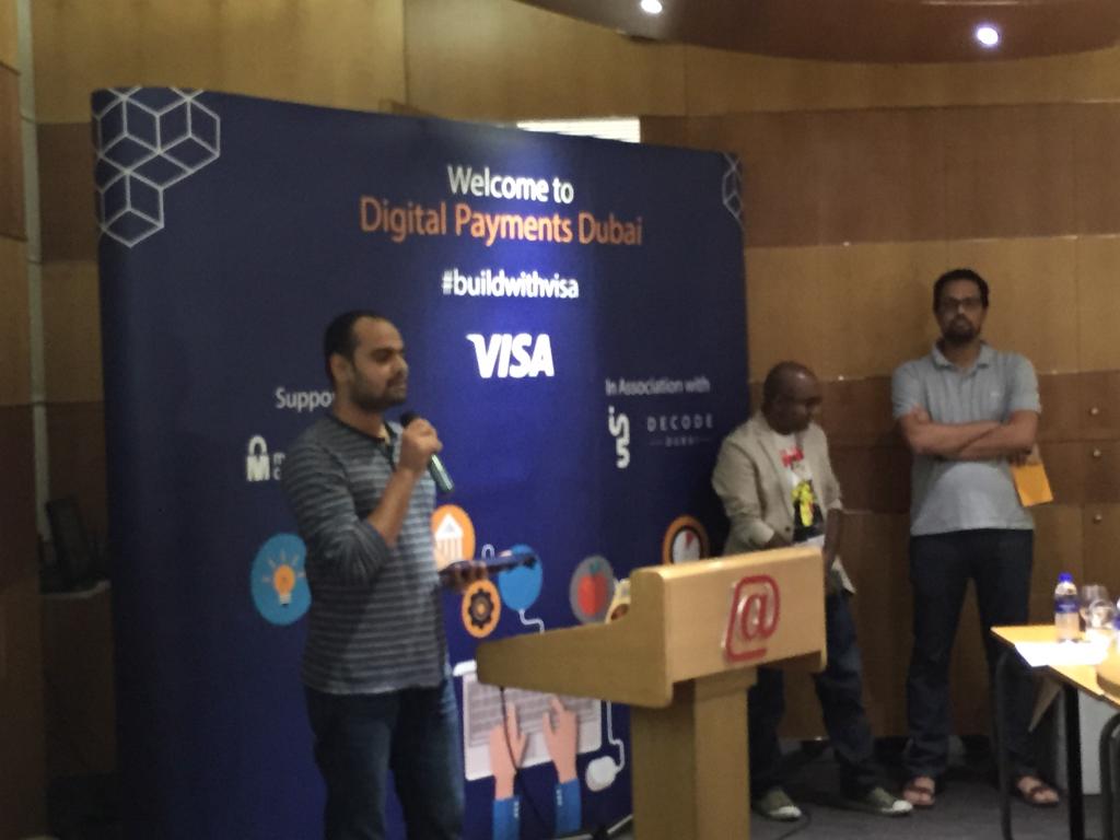 VisaCEMEA's tweet photo. The demos are in full force. Soon we will have our winners! #buildwithVisa @VisaDeveloper @AngelHack @DIC_Community https://t.co/VWo6XJTPr1