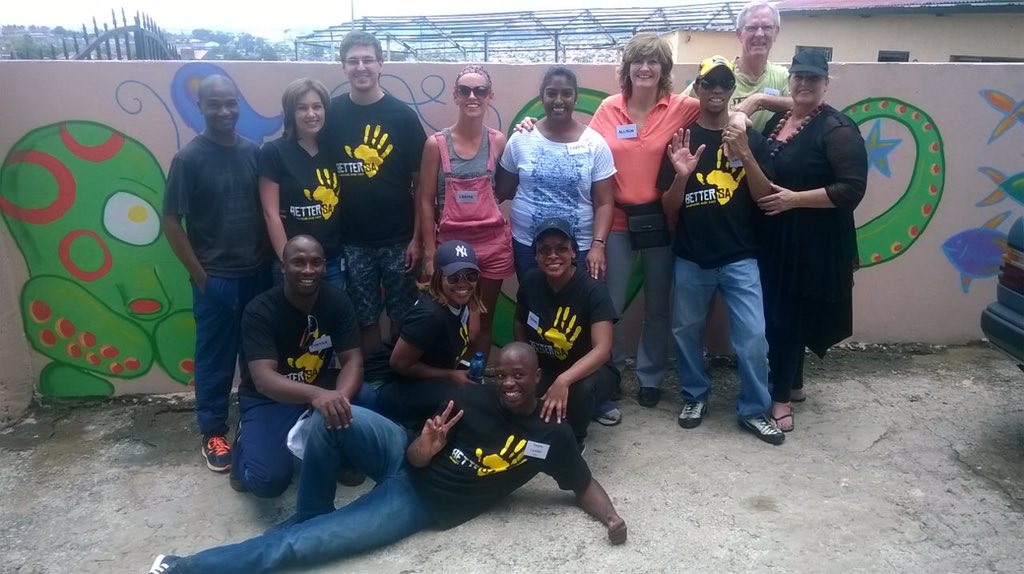 MyBetterSA's tweet photo. Big ups to the team who transformed a creche in Alex this morning! We hope you all were transformed a little too https://t.co/BvLaHQeAXK