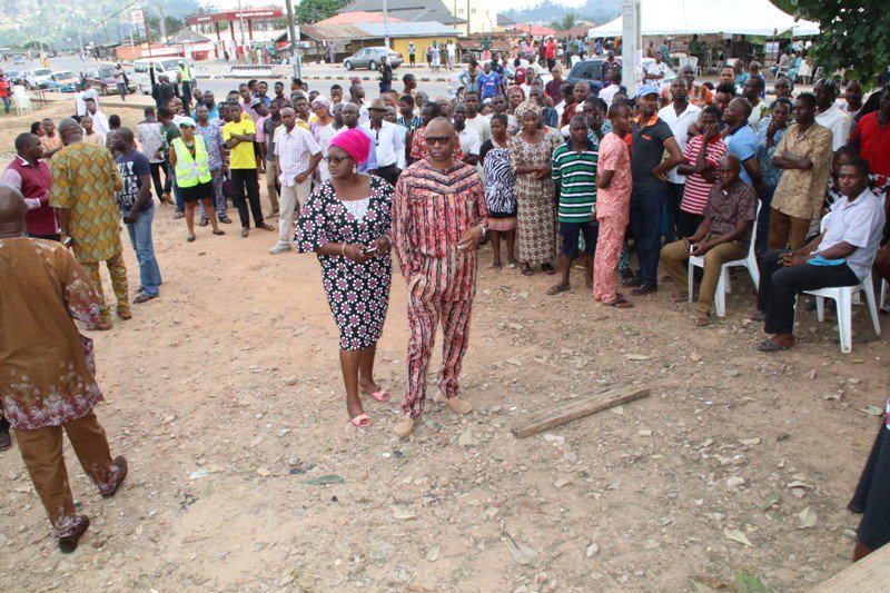 OfficialPDPNig's tweet photo. #OndoDecides The Governor of Ondo State, H. E. Dr Olusegun Mimiko and his wife casting their votes today during the Guber Election. https://t.co/Y4sYGNaNBt
