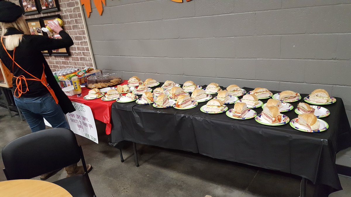 An amazing lunch for an amazing team! Great job on all of your help in executing another great Black Friday!!