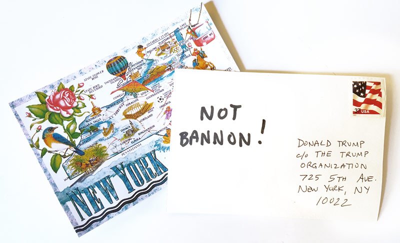 Russinof's tweet image. #postcardavalanche #stopbannon
