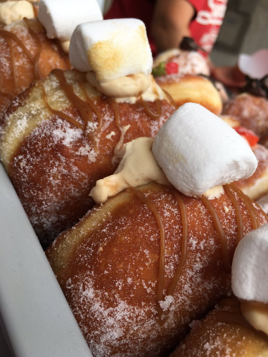 levymarket's tweet photo. YUUUUUMMM! Doughnuts from @altitudeMCR, @bakedwithlove_m French macarons, @cocoa_nutgrove chocs and @lushbrownies - all at @levymarket today https://t.co/0uPjKKlUCk