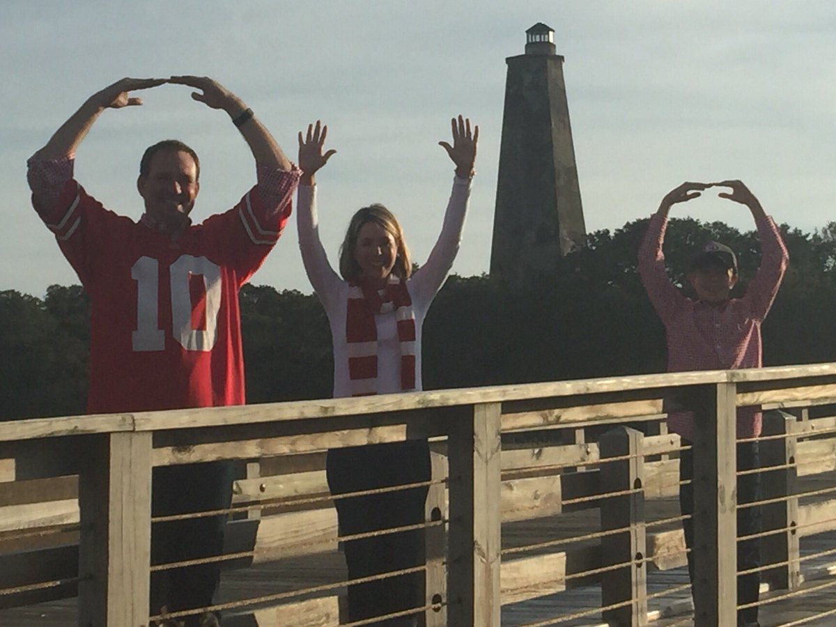 #OSUGameDay  The coach that wears Khakis has a place on Bald Head Protecting the Southern Flank Go Buckeyes beat TTUN